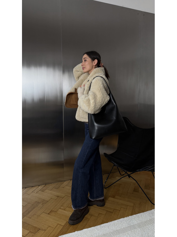 Жіноча сумка шопер 018 чорна