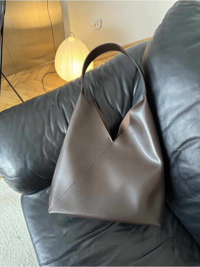 Жіноча сумка шопер 018 шоколадна