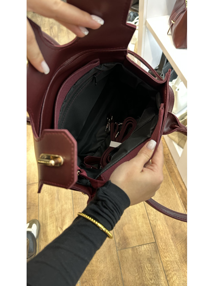 Жіноча сумка крос боді карамельна 038