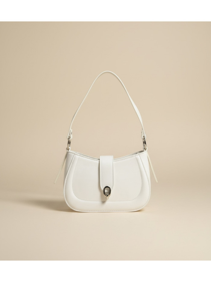 Жіноча сумка багет 043 біла