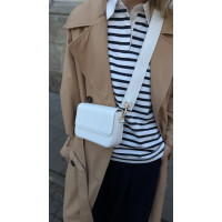 Жіноча міні сумка біла 056