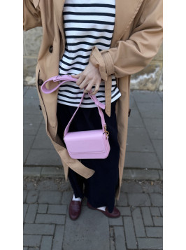 Жіноча міні сумка пудра 056