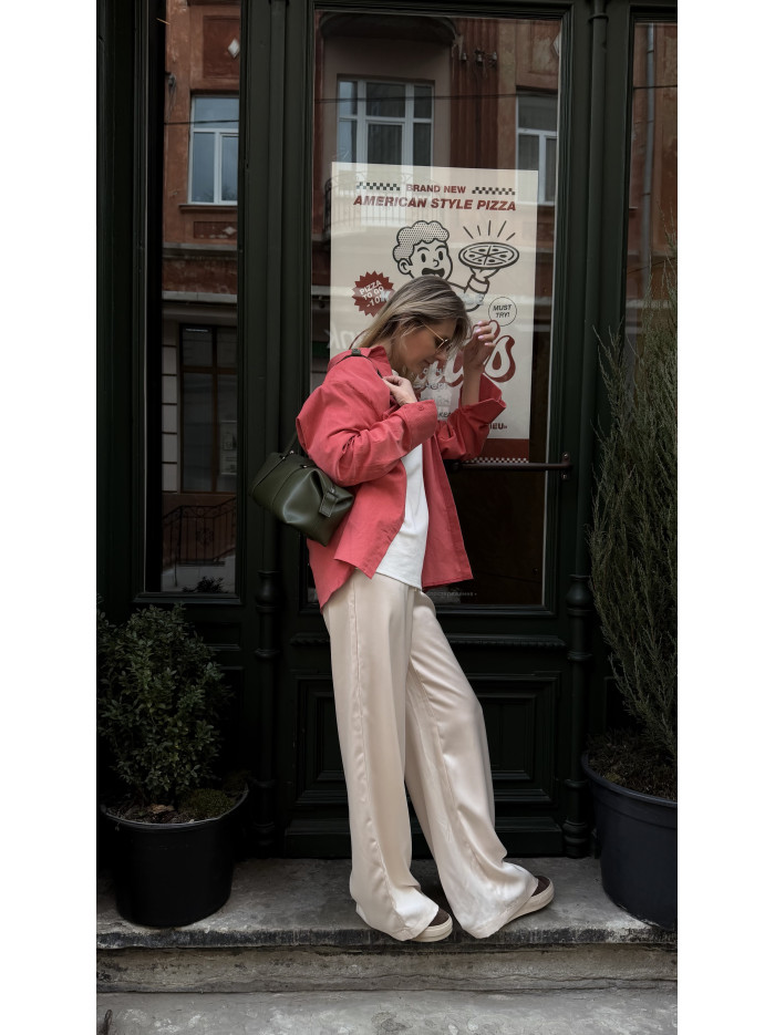 Жіноча сумка багет 058 оливкова