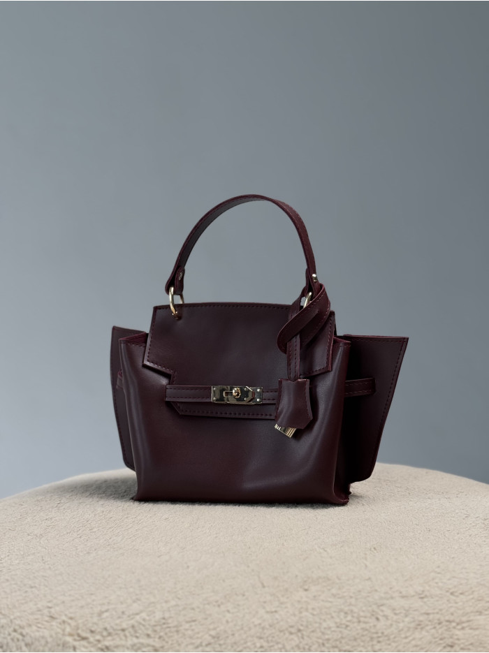 Жіноча сумка крос боді 061А бордова