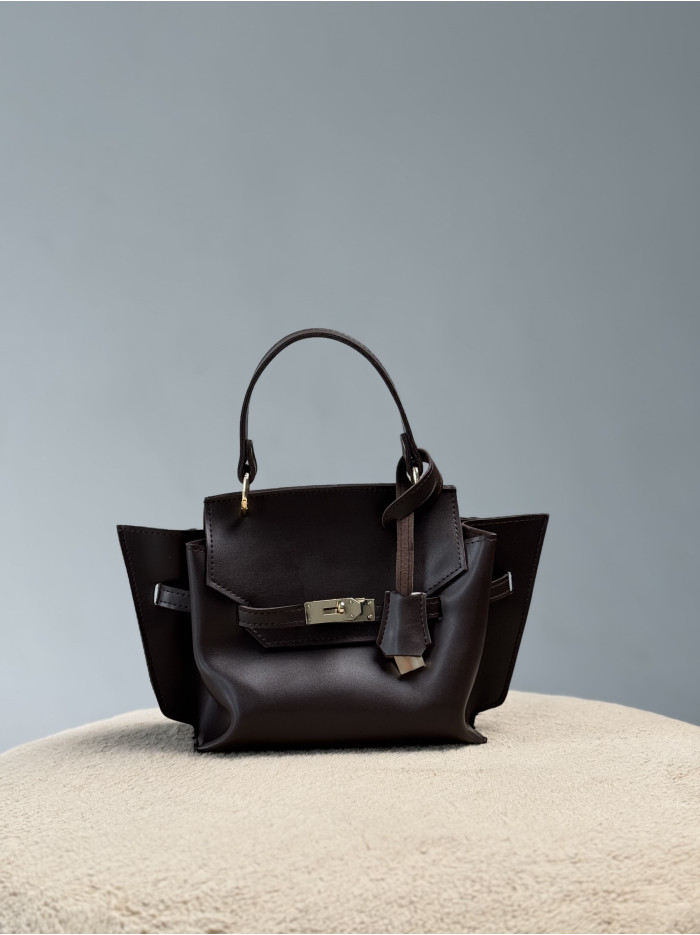 Жіноча сумка крос боді 061А шоколадна