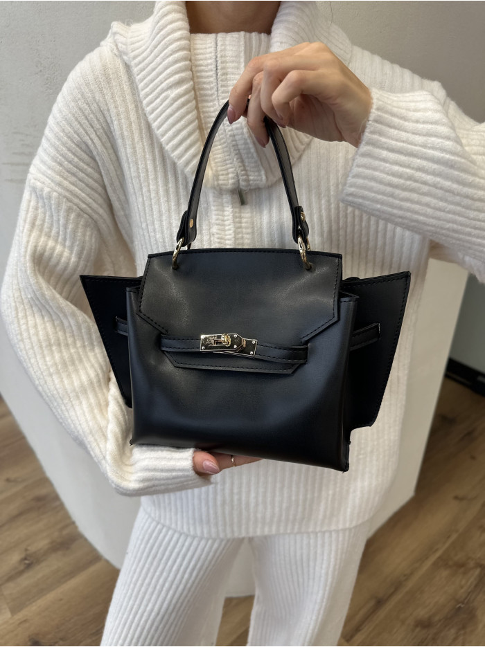 Жіноча сумка крос боді 061А чорна