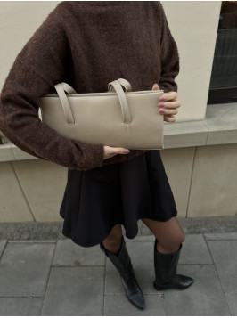 Жіноча сумка багет 062 бежева