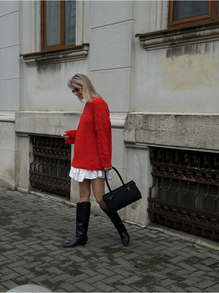 Жіноча сумка багет 073 чорна