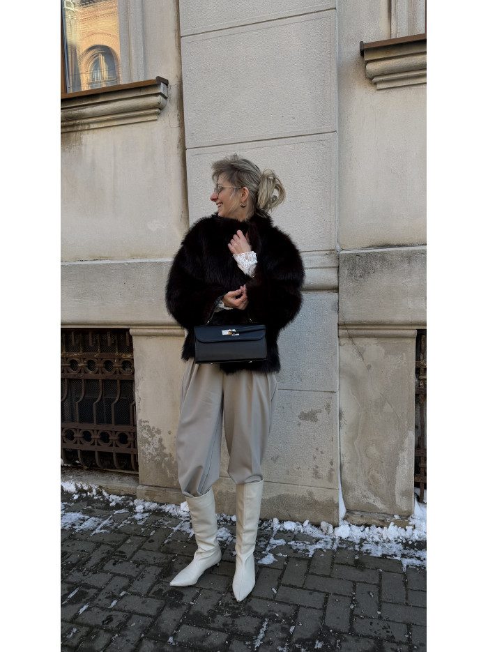 Жіноча міні сумка чорна 065В