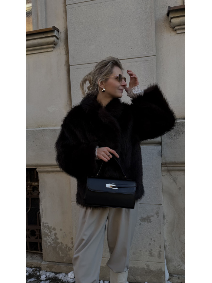 Жіноча міні сумка чорна 065В