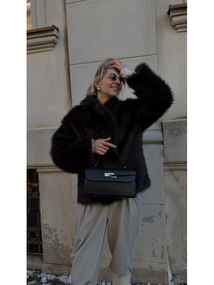 Жіноча міні сумка чорна 065В