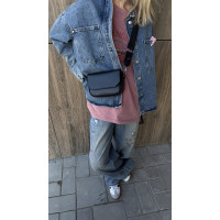 Жіноча міні сумка чорна 20-38