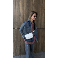 Жіноча міні сумка біла 20-38