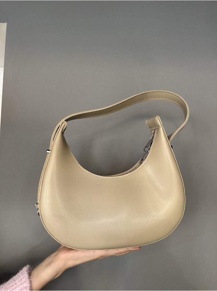 Жіноча сумка багет бежева 22-10