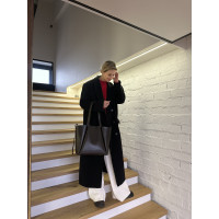 Жіноча сумка шопер шоколад 23-02