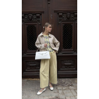 Жіноча сумка шопер біла 24-19