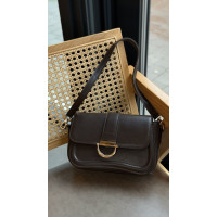 Жіноча сумка крос боді шоколадна 25-01