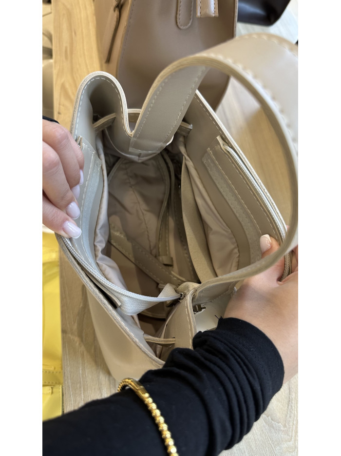 Жіноча сумка крос боді біла 25-04