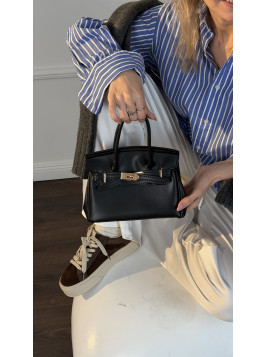 Жіноча сумка крос боді чорна 25-12