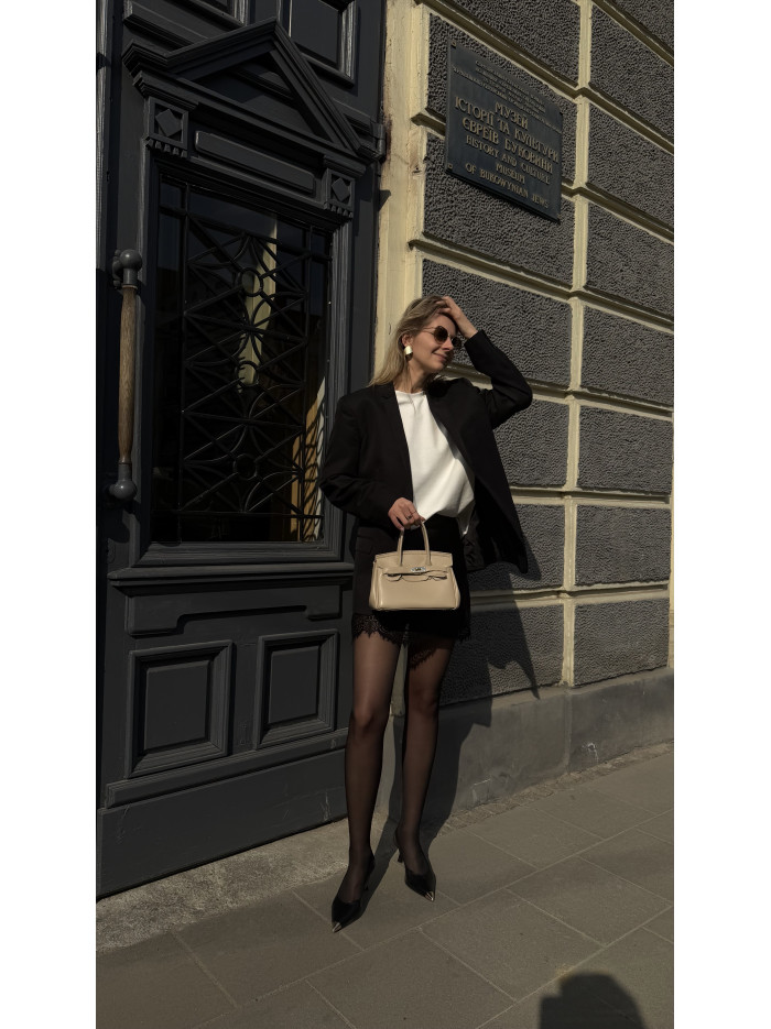 Жіноча сумка крос боді бежева 25-12