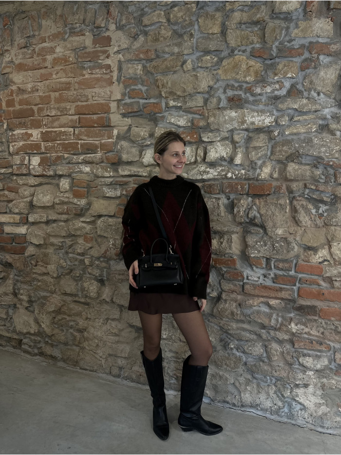 Жіноча сумка крос боді чорна 25-12