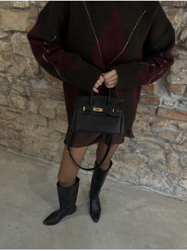 Жіноча сумка крос боді чорна 25-12