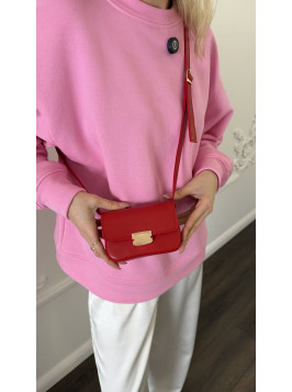 Жіноча міні сумка червона 25-18