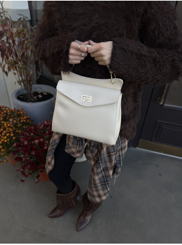 Жіноча сумка крос боді 25-32 бежева