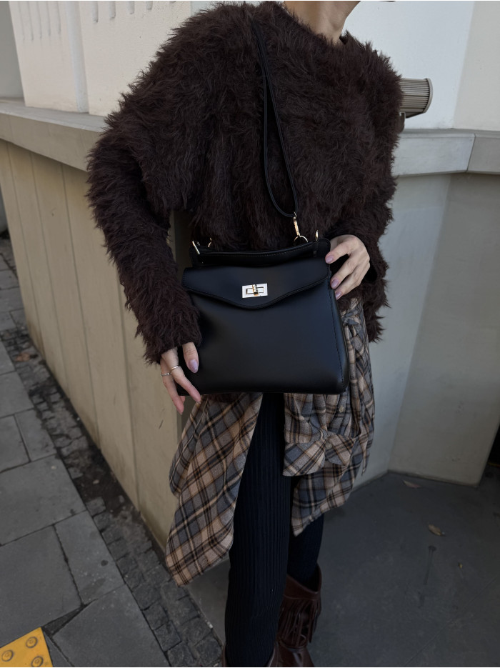 Жіноча сумка крос боді 25-32 чорна