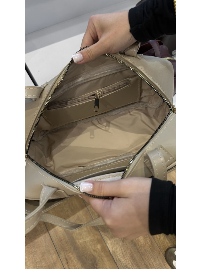 Жіноча сумка багет 25-33 шоколадна