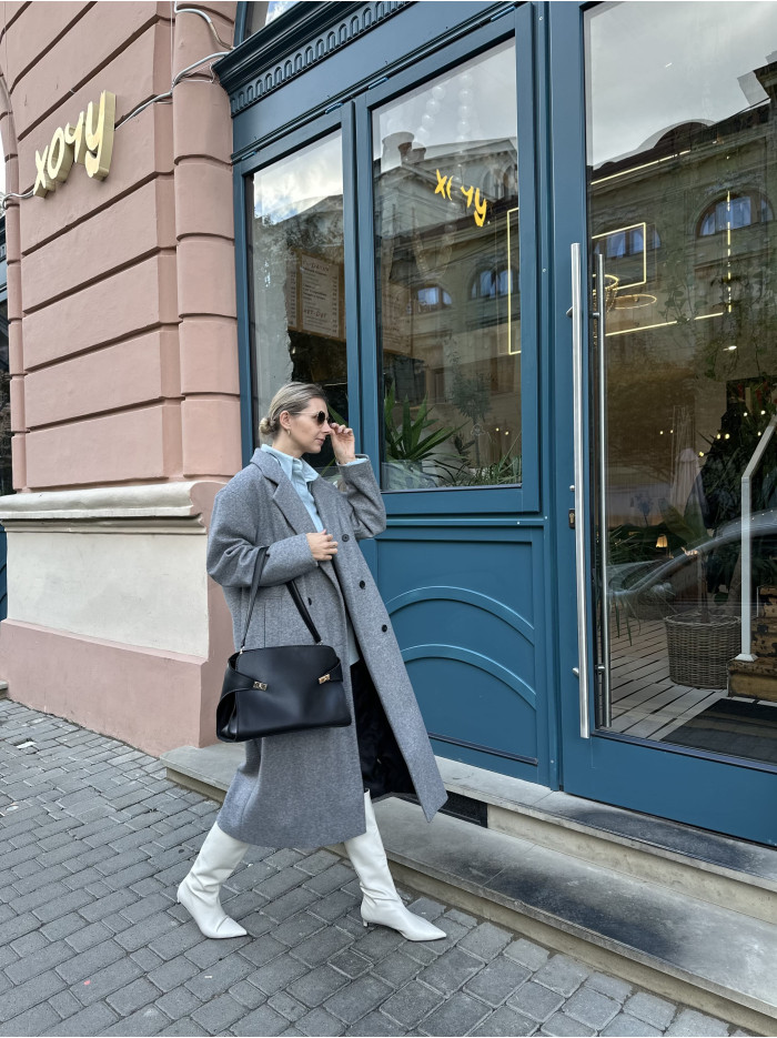 Жіноча сумка шопер чорна 25-51