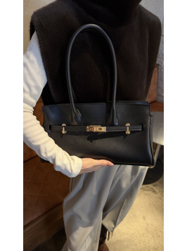 Жіноча сумка багет 25-72 чорна