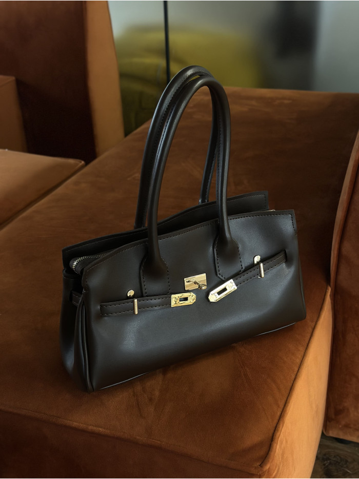 Жіноча сумка багет 25-72 шоколадна