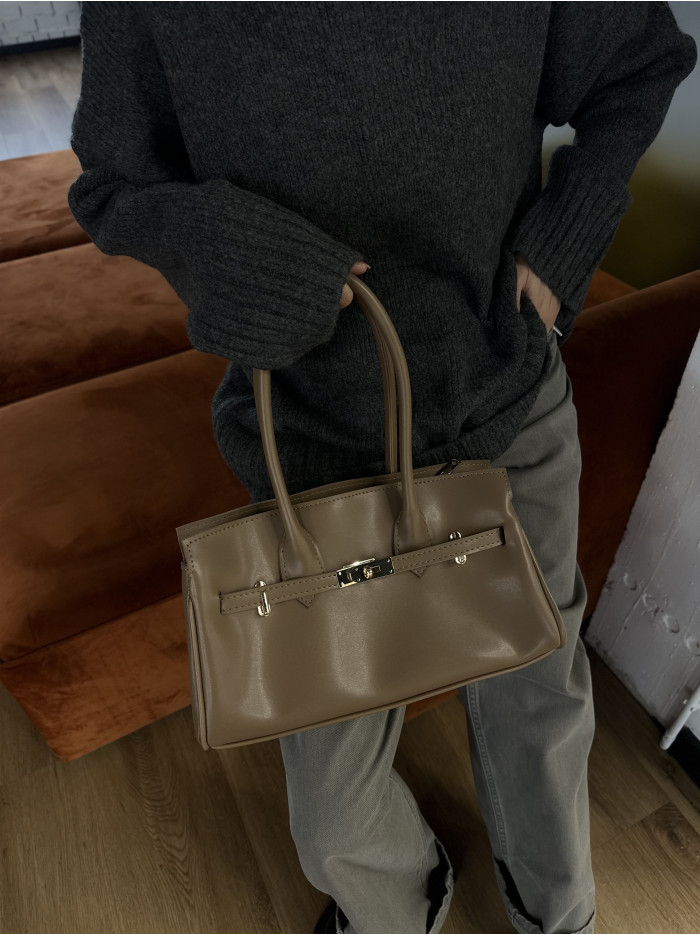 Жіноча сумка багет 25-72 мокко