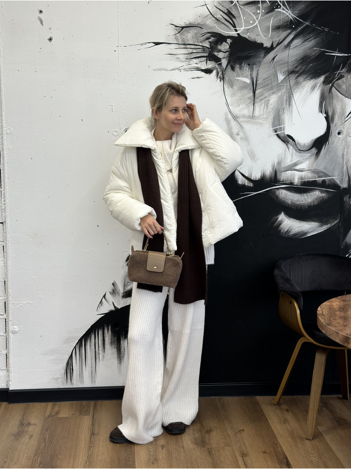 Жіноча сумка крос боді 25-84 мокко тедді