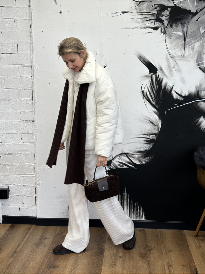 Жіноча сумка крос боді 25-84 шоколадна тедді