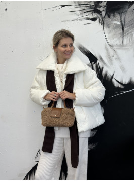 Жіноча сумка крос боді 25-84 карамельна тедді