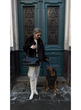 Жіноча сумка багет 25-55 чорна