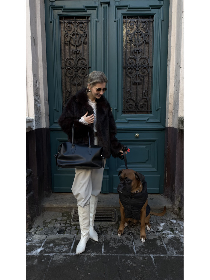 Жіноча сумка багет 25-55 чорна