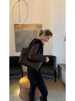 Жіноча сумка шопер 25-98 чорна