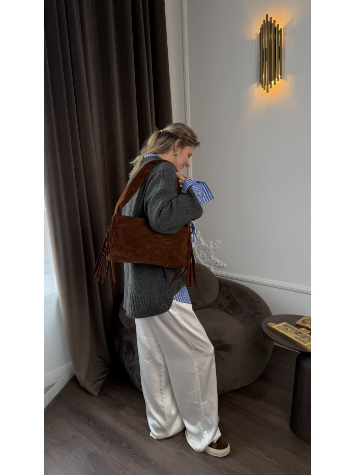 Жіноча сумка шопер 25-99 карамельна