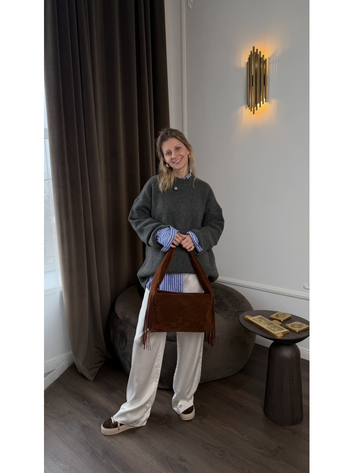 Жіноча сумка шопер 25-99 карамельна