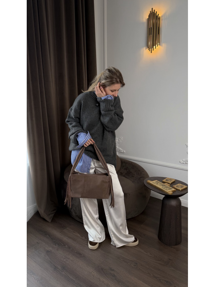 Жіноча сумка шопер 25-99 мокко