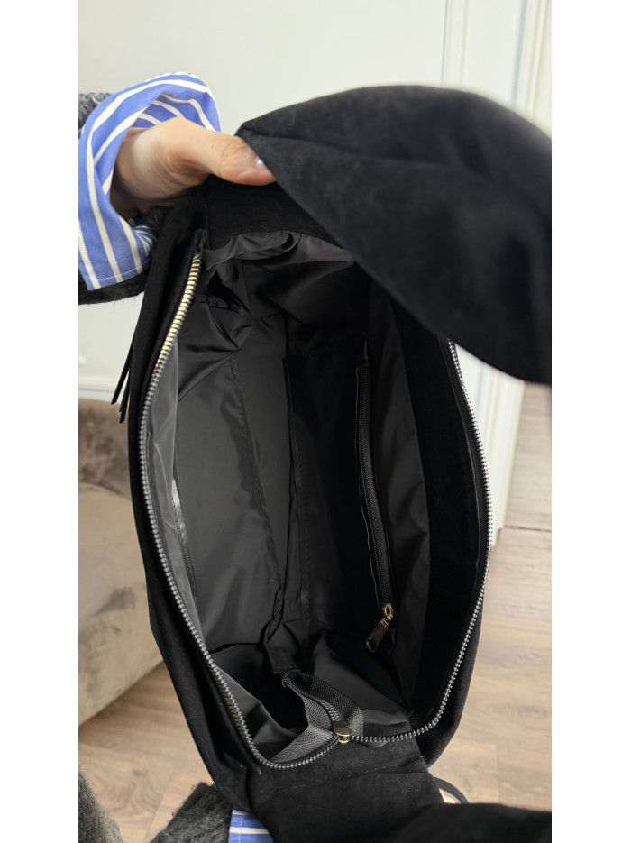 Жіноча сумка шопер 25-99 чорна