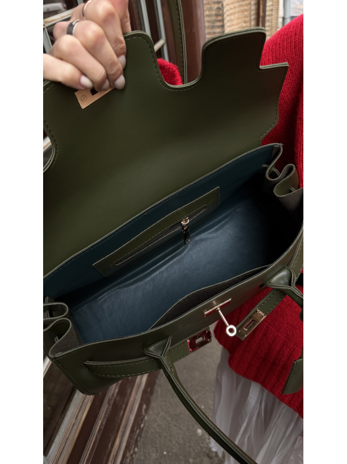 Жіноча сумка багет 26-01 пудрова замшева