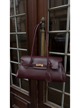 Жіноча сумка багет 26-01 бордова