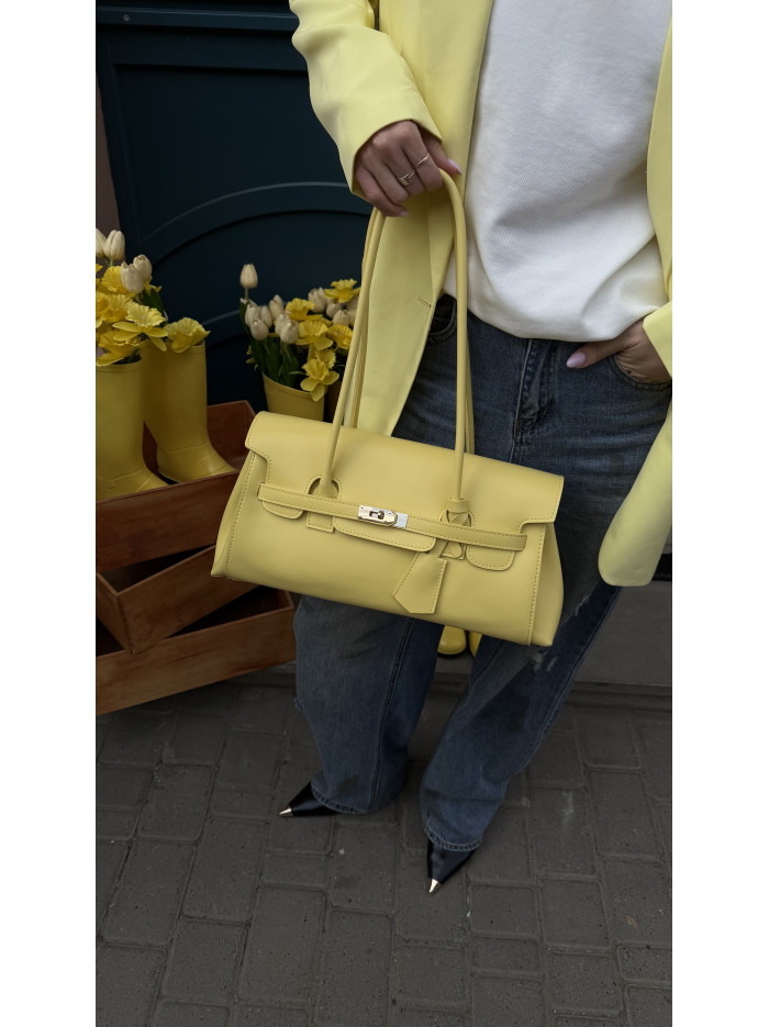 Жіноча сумка багет 26-01 помело