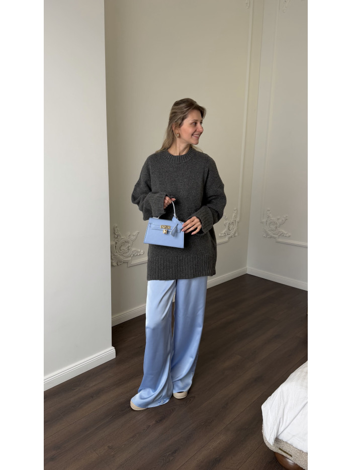 Жіноча міні сумка блакитна 26-05