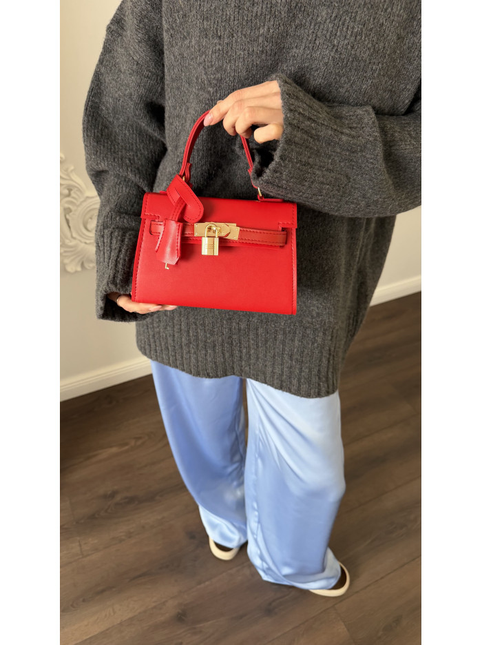 Жіноча міні сумка червона 26-05