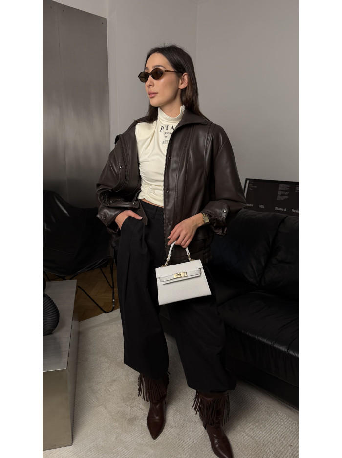 Жіноча міні сумка біла 26-05